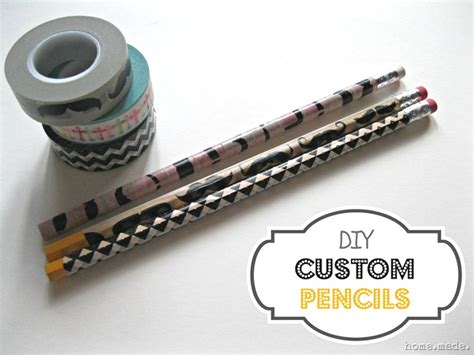 Homemade Diy Custom Pencils