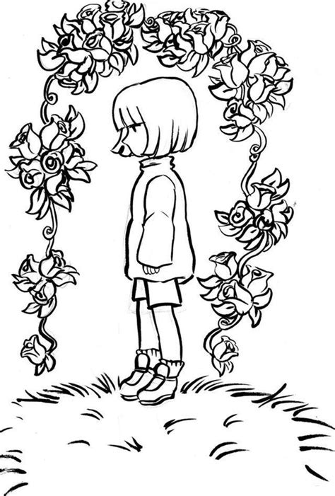 Undertale Frisk Coloring To Print Coloring Pages