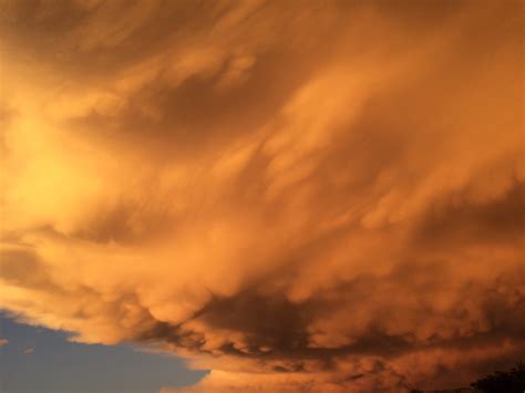 Omnious Looking Mammatus Clouds Over Albuquerque New Mexico Strange