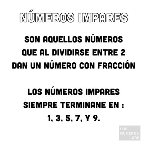 Que Es Numero Impar Y Ejemplos Număr Blog