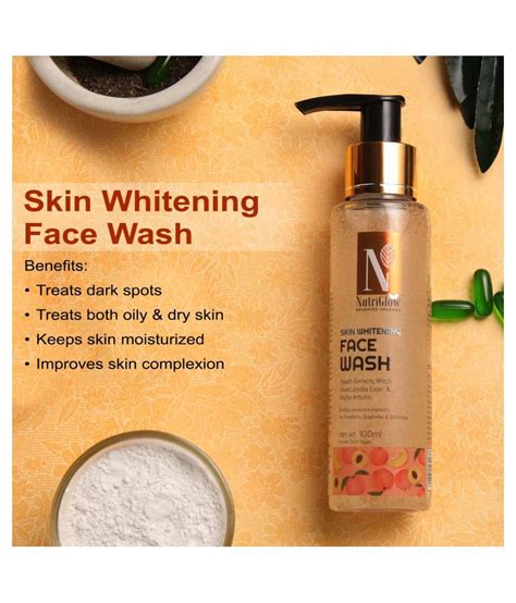 Nutriglow Advance Organics Skin Whitening Face Wash Face Wash 100 Ml