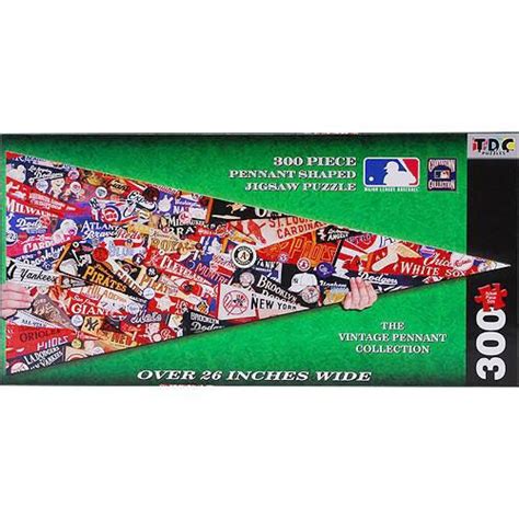 Mlb Vintage Pennants 300 Piece Puzzle Puzzle And Sports Fans Alike