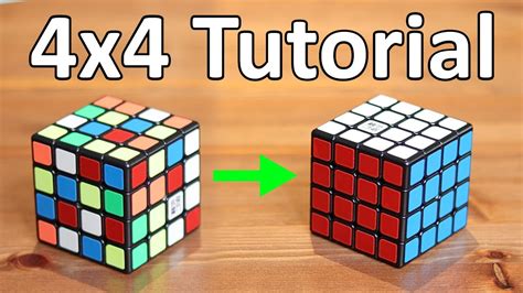 Easiest Way To Solve The 4x4 Rubiks Cube Youtube