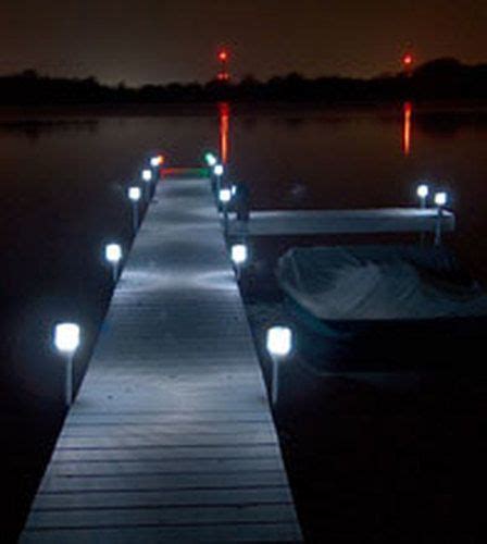 Solar Dock Post Lights 2 Pack With Images Dock Lighting Post