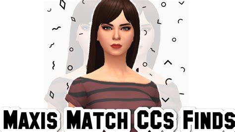 Maxis Match Ccs Finds Part 2 Sims 4 Youtube