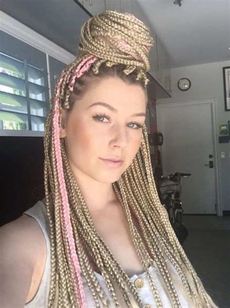 Gravieren krank Memo box braids white girl hair As im Uhrzeigersinn Hölle