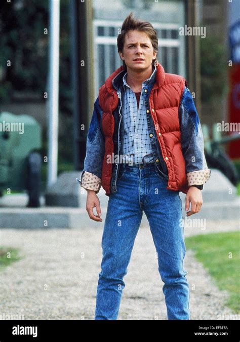 Michael J Fox Retour Vers Le Futur - MICHAEL J. FOX DE RETOUR VERS LE FUTUR (1985 Photo Stock - Alamy