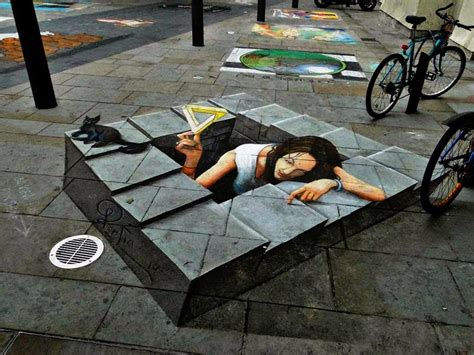 Illusions ♥ Street Art Street Artists Art Optical