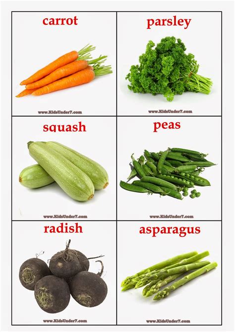 Free Printable Vegetable Pictures Printable Word Searches