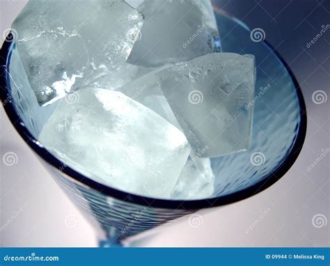 Glass Of Ice Stock Photo Image Of Cold Clean Cubes Objects 9944