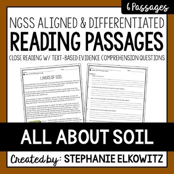 Soil Reading Passages Reading Passages Soil Reading Comprehension My