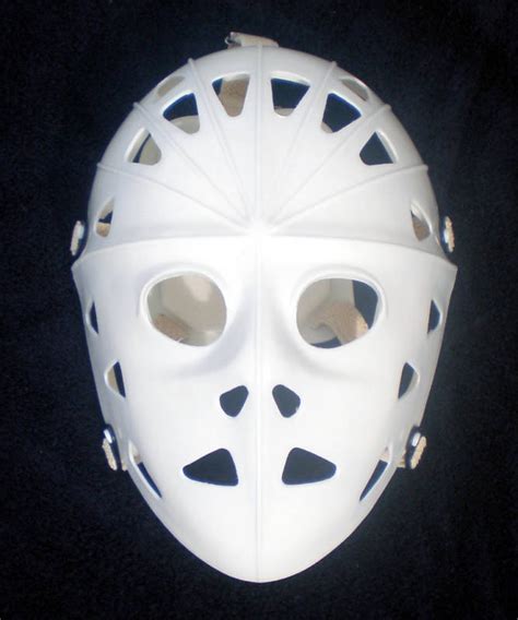 mylec vintage style white hockey goalie face mask helmet nhl street goalie mask hockey mask
