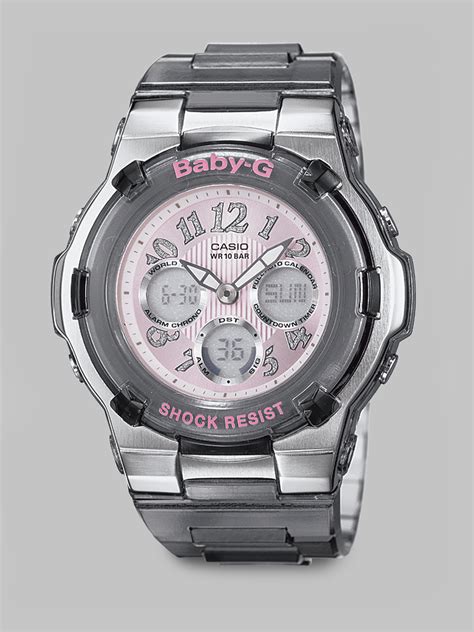 Equipped with the same great functionality that. G-Shock Baby G Analogdigital Watch in Grey (Gray) - Lyst