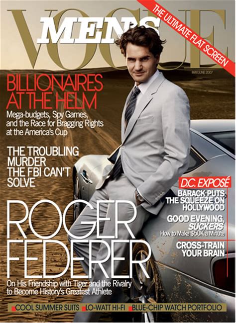Mens Vogue Roger Federer