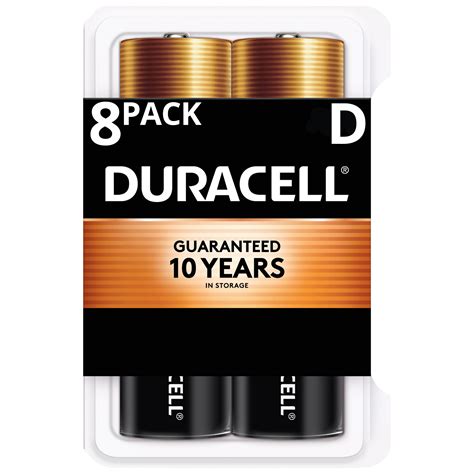 Duracell 15v Coppertop Alkaline D Batteries 4 Pack
