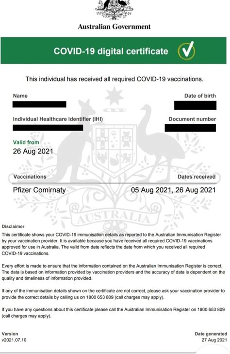 Covid 19 How To Get Your Vaccine Passport And Certificate Herald Sun