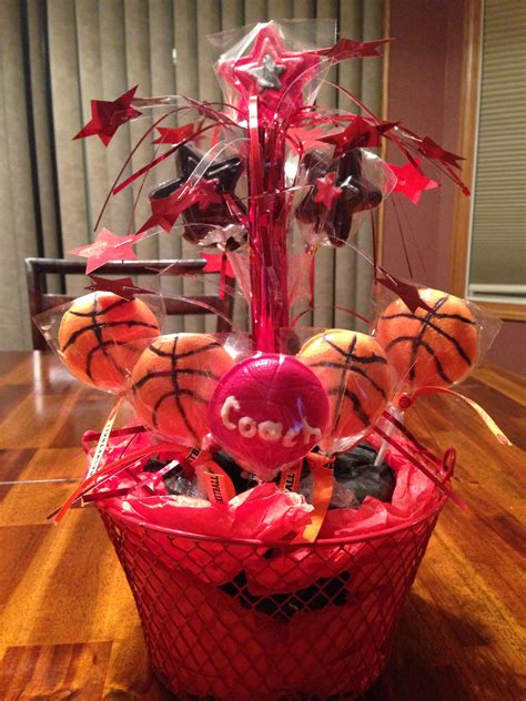 Basketball T Basket For Coach Made With Candy Molds Basketball