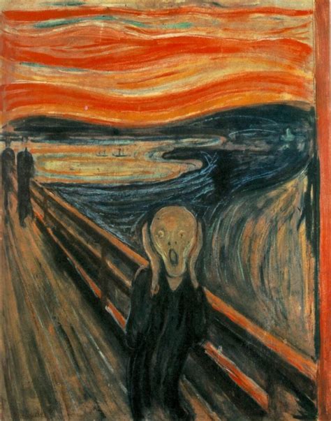 Geocuration Horror Painting The Scream By Edvard Munch