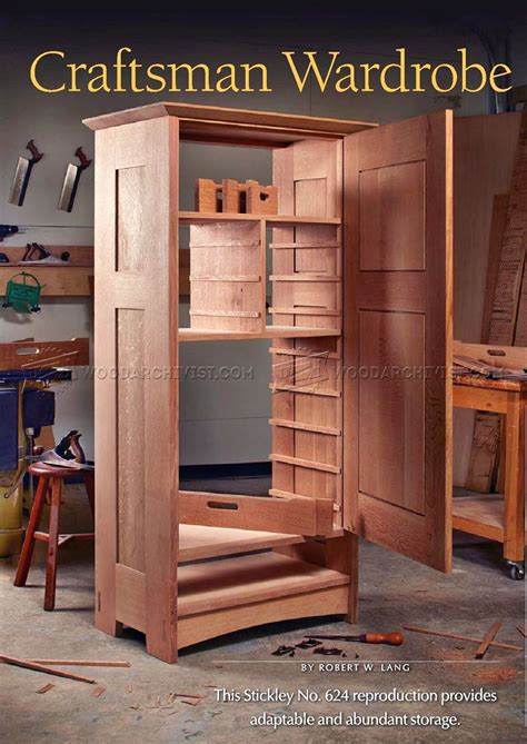 Diy wood projects ideas are an easy and innovative way to decorate your home. Craftsmans Wardrobe Plans • WoodArchivist