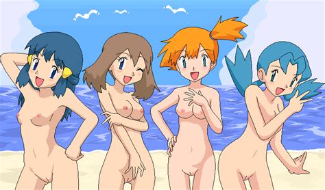 Dawn May Misty And Kris Pokemon And 1 More Drawn By Kurohopper