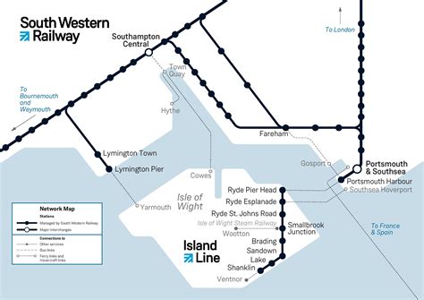 Island Line Map