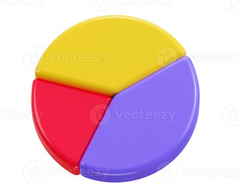 3d Pie Chart Icon Illustration 34759349 Png
