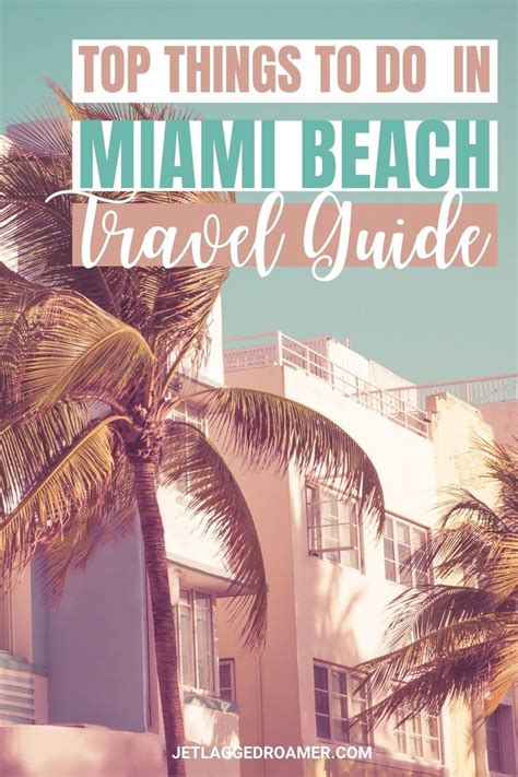 27 Awesome Things To Do In Miami Beach Miami Beach Travel Miami