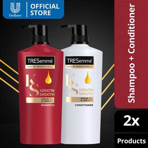 Tresemme Keratin Smooth Shampoo And Conditioner 620ml Lazada Ph