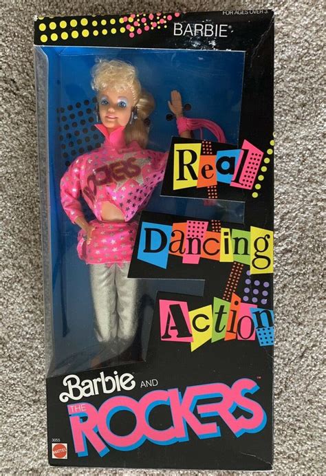 Vintage Barbie And The Rockers Real Dancing Action Barbie Doll