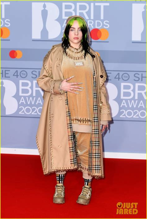 Billie Eilish In Burberry 2020 Brit Awards