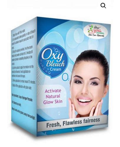 Oxy Bleach Cream For Activate Natural Glow Skin Fresh Flawless