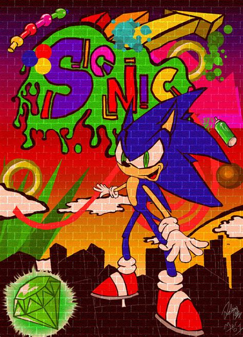Graffiti Sonic By Sonicgod On Deviantart
