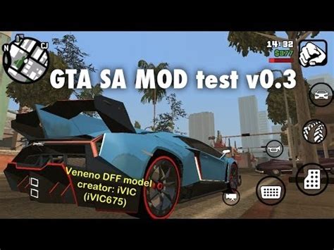 Mods for gta sa mobile. GTA SA mobile MOD test v0.3 : reflection, car setting, no TXD - YouTube