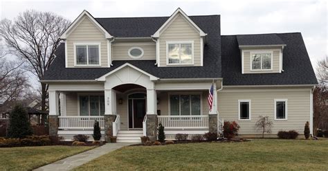 Game room above garage by rbmremodels com. House w dormers and porch | Shingle style homes ...
