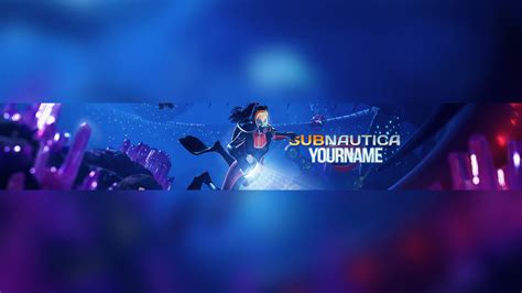 Free Subnautica Below Zero Youtube Banner Template 5ergiveaways