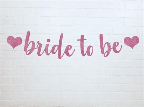 Gold Bride To Be Banner Gold Bridal Banner Gold Bridal Etsy