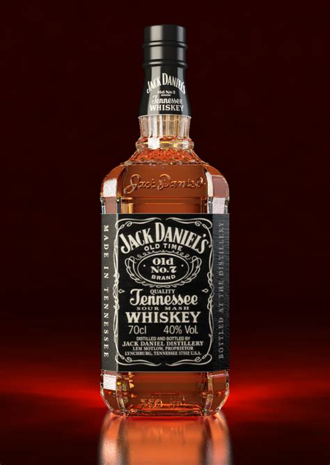 Download or buy, then render or print from the shops or marketplaces. Jack Daniels - packshot rendering on Behance