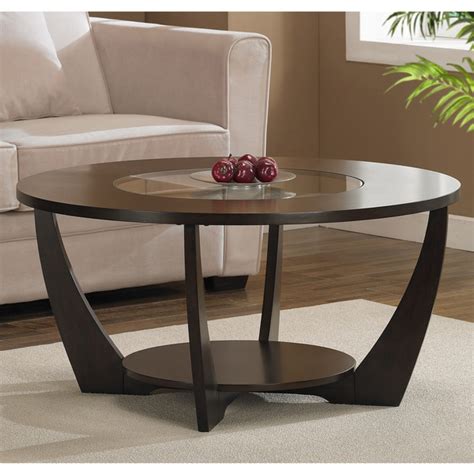 All shapes and styles of glass coffee tables at discount prices, most with free shipping. Archer Espresso Coffee Table with Shelf - 13055055 ...