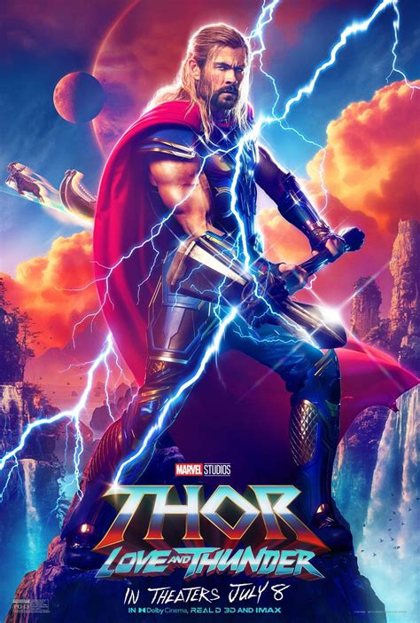 Thor Odinson Thor Love And Thunder Character Poster Marvel