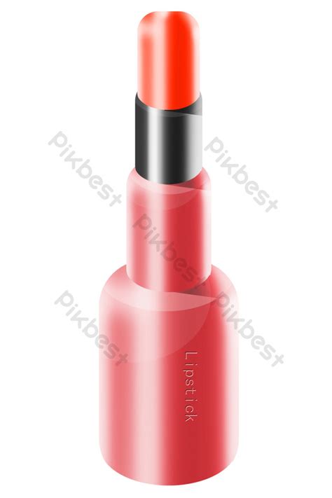 Drawing Red Lipstick Illustration Psd Png Images Free Download Pikbest