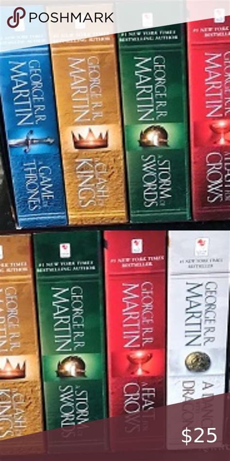 Game Of Thrones 5 Book Complete Collection Paperback Set In 2022 Game