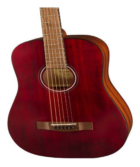 Guitarra Acustica 3/4 Roja Fender | Mercado Libre