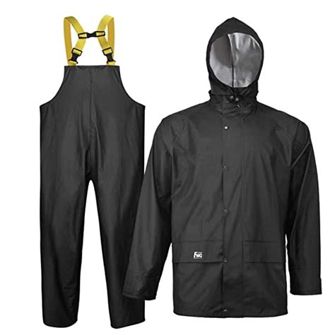 Waterproof Rain Jacket Pants With Hood For Men Women Rain Suits Foul