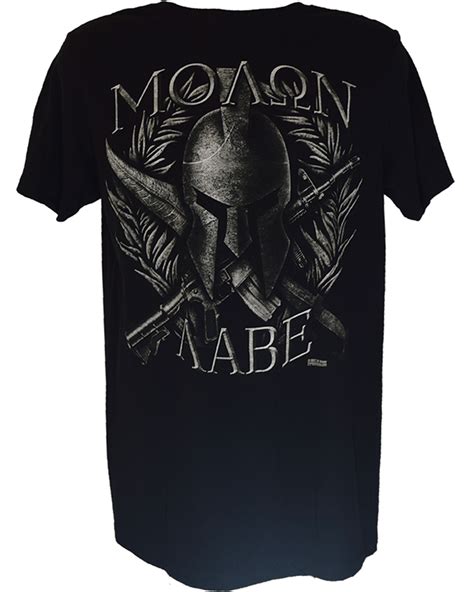 Black Molon Labe Shirt Molon Labe T Shirt Mcrd Museum T Shop