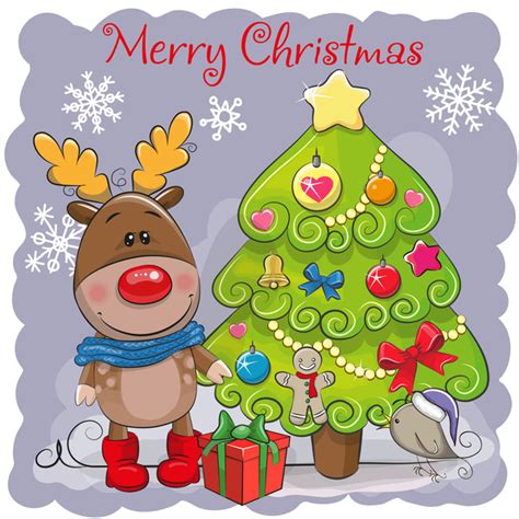 0 ответов 3 ретвитов 6 отметок «нравится». Cartoon christmas tree with xmas elements vector 03 free download