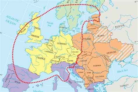 Western Europe Political Map I Diagram Quizlet