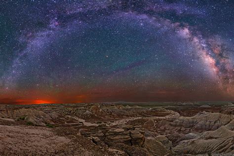 Painted Desert Milky Way Arch Petrified Forest Wally Pacholka