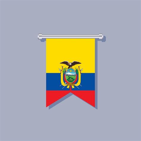 Premium Vector Illustration Of Ecuador Flag Template