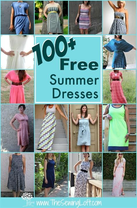 100 Easy Summer Dresses Most Of These Patterns Are Easy To Sew For