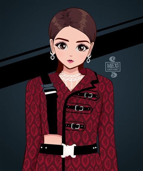 Anime style jisoo blackpink cartoon. mexicartoonist | Dibujos de anime, Dibujos kawaii